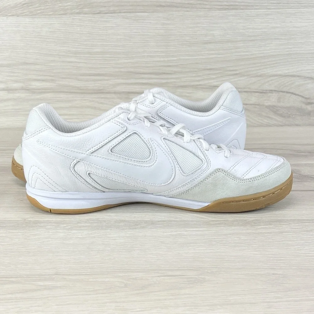 Nike Gato Shoes Mens Size 10 Indoor Soccer Futbol nby HQ6019-100 White Gum